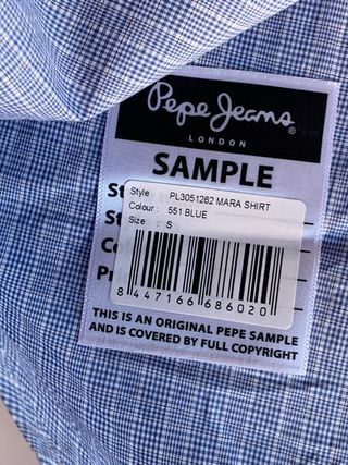 Camisa Pepe Jeans azul talla S