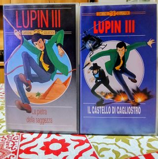 2 VHS Lupin III - Cartoons Collection