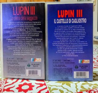 2 VHS Lupin III - Cartoons Collection