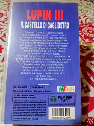 2 VHS Lupin III - Cartoons Collection