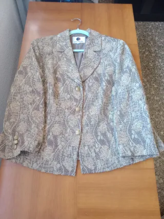 Americana Punt Roma Beige/Marrón Talla M