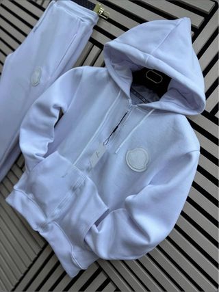 Chándal Moncler Blanco Sudadera y Pantalón