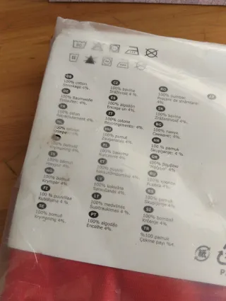 Tende IKEA Mariam rosse 2x 145x300 cm