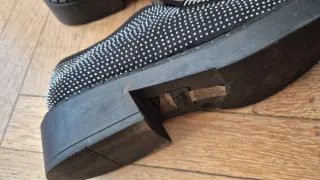 Mocassini Primadonna neri con strass