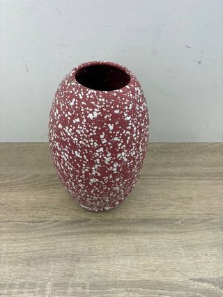 JARRÓN ROSA Y BLANCO