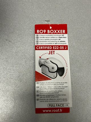 Casco de moto Roof negro - NUEVO