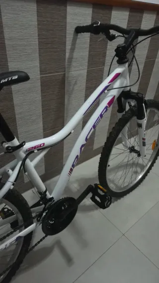 Bicicleta MTB Racer Blanca