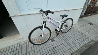 Bicicleta MTB Racer Blanca