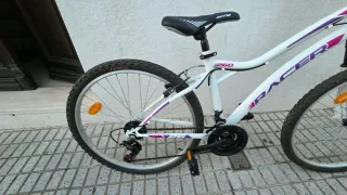 Bicicleta MTB Racer Blanca