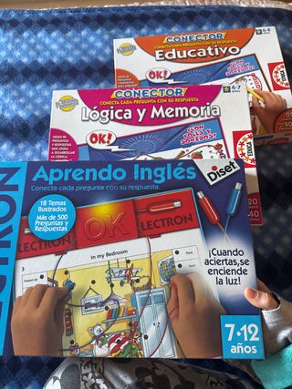 Pack 3 Juegos Conectores Educativos 4-12 años