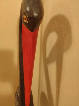 Porta CD/lettere in legno dipinto a mano