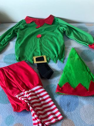 Disfraz Elfo Navideño Talla Infantil