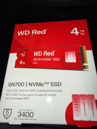 SSD WD Red SN700 4TB NVMe M.2 NAS