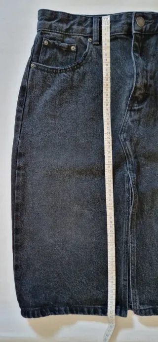 Gonna jeans donna nera