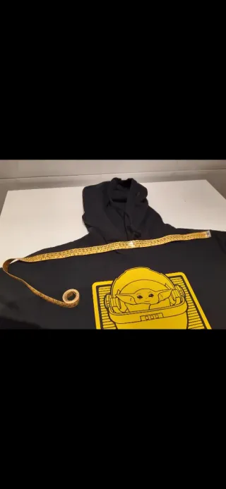 Sudadera Negra con Capucha Baby On Board.