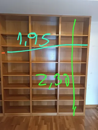 Estantería madera a medida YA DESMONTADA