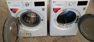 Lavadora LG 9kg y Secadora LG 8kg