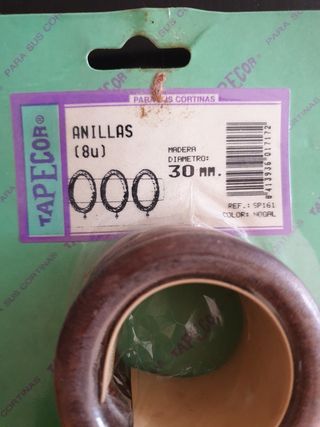 Aros para cortina