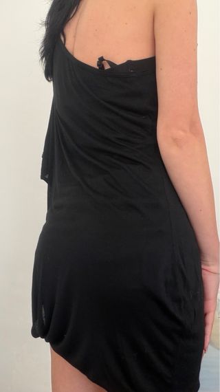 Mini abito monospalla LOVE