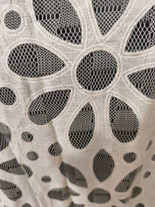 Vestido Verano Flores Blanco y Negro