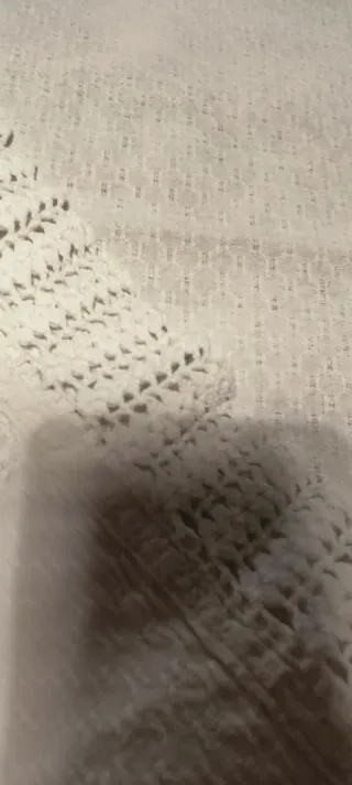 Antico Asciugamano 100% lino con pizzo e trina a