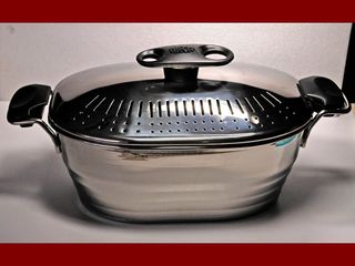 Spaghettiera ovale in acciaio inossidabile ARCA