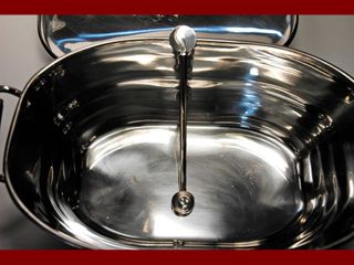 Spaghettiera ovale in acciaio inossidabile ARCA