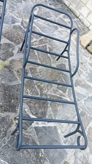 Tumbonas de diseño francés en forja