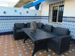 Conjunto Terraza Ratán Negro