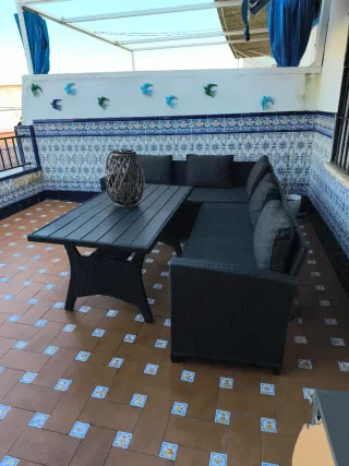 Conjunto Terraza Ratán Negro