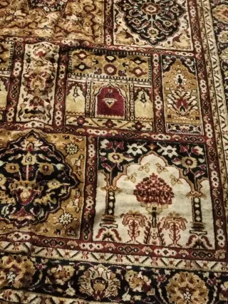 Tappeto persiano lana rosso e marrone