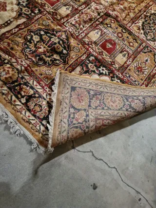 Tappeto persiano lana rosso e marrone