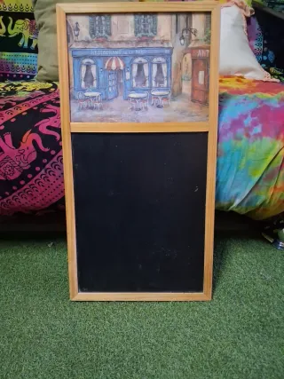 Pizarra decorativa estilo francés