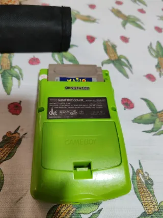 Game Boy Color Verde Lime + Wario Blast