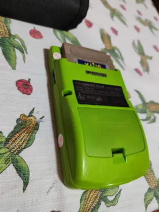 Game Boy Color Verde Lime + Wario Blast