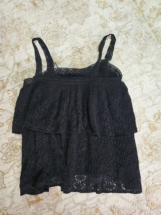 Camiseta crochet Zara T. L - con etiqueta
