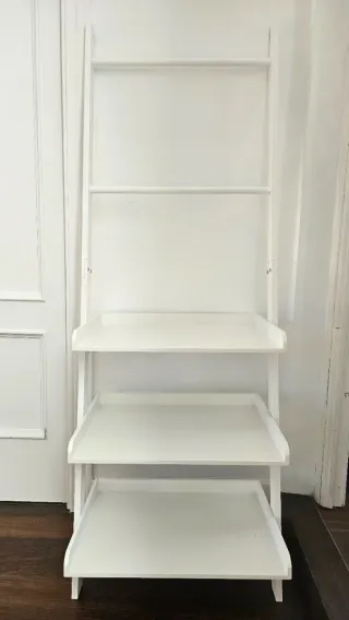Estantería Escalera Blanca