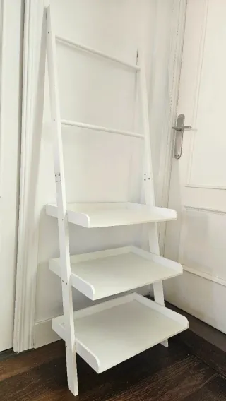 Estantería Escalera Blanca