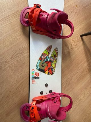 Tabla Snowboard Burton + Fijaciones