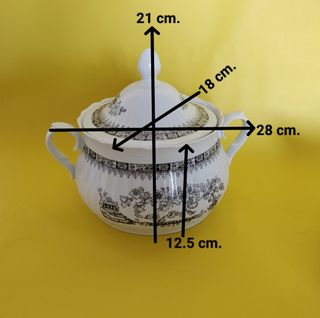 Sopera de porcelana Santa Clara