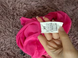 Mini abito rosa con pietre