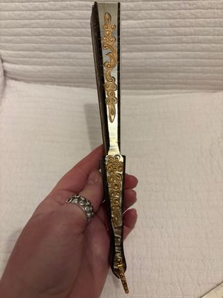 Abanico antiguo pintado a mano