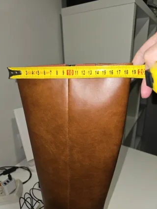 Botas altas de piel Camel Dansi