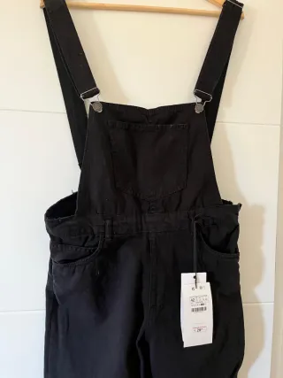 Peto vaquero negro nuevo talla 42