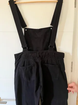 Peto vaquero negro nuevo talla 42