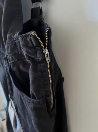 Peto vaquero negro nuevo talla 42