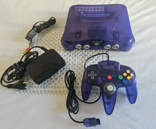 Consola Nintendo 64 Morada Edición Grape Purple