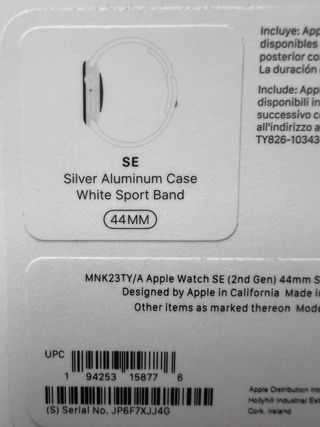 Apple Watch SE 44mm Plata