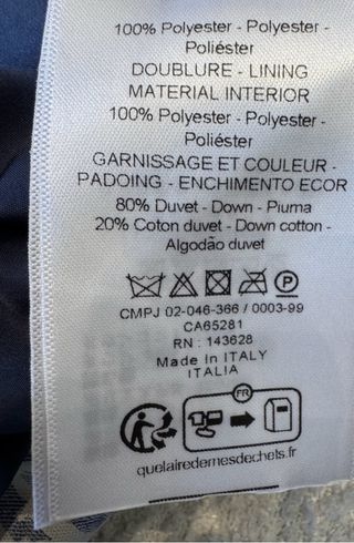 Abrigo Dior Alps Azul