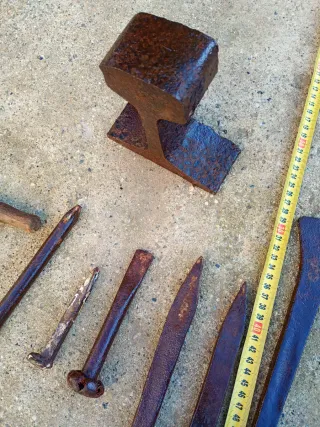 Herramientas hojalatero yunque falca barrena